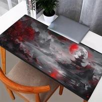 1pc Oil Painting Landscape Anime Gaming Mouse Pad Big Large Desk Mat Non-Slip Rubber Base Light Gaming Room for PC Computer Laptop Unisex 30cmx60cm(11.8x23.6inch)