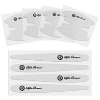 ZOPJT1 Auto Door Bowl Handle Protector Stickers Scratches Film for Alfa Romeo Brera Spider Giulietta 155 159 Mito Giulia GT 147 166