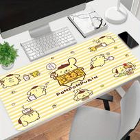 1pc Pompompurin Cute Yellow Mouse Pad, Anti-Slip Desk Mat, Perfect for Office, School, Home Decor, Office Desk Mat 30cmx60cm(11.8x23.6inch)