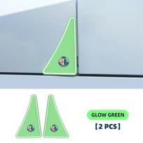 ZOPJT1 2PCS Car Door Corner Protective Covers Anti-Collision Stickers For Alfa Romeo Giulia Stelvio Giulietta 156 159 147 Mito Tonale