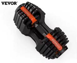 Adjustable Dumbbell 24/40KG 52.5/90LBS Fitness Equipment Training Arm Muscles Dumbbell SET Adjustable Home Trainning