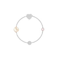 Swarovski Romantiškos Meilės Nematoma Magnetinė Apyrankė Baltas Auksas Moteriškas Modelis 5365760 auksas