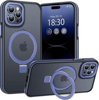 Etui obudowa twarda case do iphone 14 pro max plecki matowe niebieski