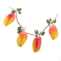 4 vnt./girlianda Dirbtinis mango žaislas Fotografijos rekvizitas Namų restorano dekoracija