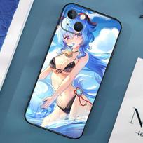 Genshin Impact Hentai Sexy Case For iPhone 15 14 13 12 11 Pro Max XS X XR SE 2020 2022 7 8 Plus 12 13 Mini Cover Shell iPhone 14 Pro blue