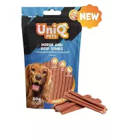 Uniq Pets Horse Beef Sticks lazdelės su arkliena ir jautiena šunims, 80 g