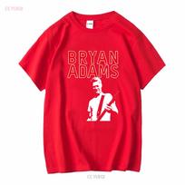 Bryan Adams Singer Black T Shirt Fans Music All Size long or short sleeves vintage Washed Slightly streetwear Stylish S