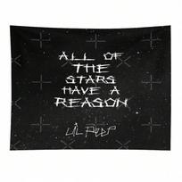 Raperio Lil Peep albumo viršelio gobelenas, įvairių dydžių, HD sublimacinis spaudinys, muzikinė viršelis, 100% poliesteris, skalbiamas, svetainė, bendrabutis, vakarėlis 74x94cm(29x37in)