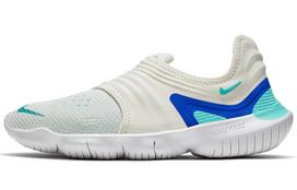 Nike Free Rn Flyknit 3.0 'Sail Racer Blue' Women's AQ5708-100 36.5