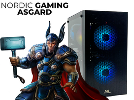 Direct Computer Supplies Nordic Gaming Asgard Thor V3 Gaming PC | Ryzen 7 32GB RX 9060XT 16GB 1TB