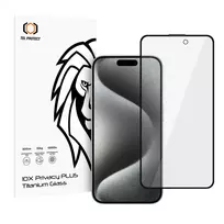 TEL PROTECT Tempered glass 10X Privacy Plus Titanium for iPhone 16 Pro/17 (envelope)