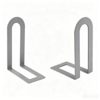 2Pcs L-Shaped Desk Bookends Durable Iron Book Stand Durable Book Holder Simple Display Book Support Rack Non Slip Shelf Holder juoda