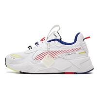 PUMA RS-X Unisex Low Casual Sneakers White Red Yellow Blue 380573-01 40