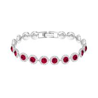 Swarovski Angeliški apyrankės moteriškos raudonos One Size raudona
