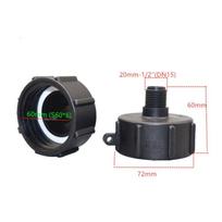 S60 IBC Tank Adapter IBC Hose Connector IBC Ton Barrel Connector  Ton Barrel 1/2 inches