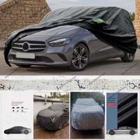 Automobilio uždangalas Mercedes-Benz B-Klasse W246 W247 2011-2026 210D Lauko pilnas automobilio uždangalas Visų oro sąlygų apsauga nuo saulės silver