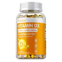 Vitamin D3 capsules, promote calcium absorption, support immune health, nutritional supplement, suitable for both men and women. 120*1