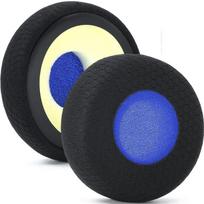 1 pair Football Mesh Earphone Cushions for Jabra evolve 20 20se 30 30II 40 65 65+ Noise Cancelling Football mesh blue inner net