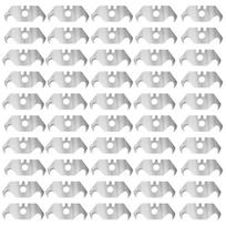 100Pcs SK5 Hooked Trimming Knife Blade Heavy Duty Utility Hook Blade Hooked Razor Acssory for Cable and Wire Stripping PVC