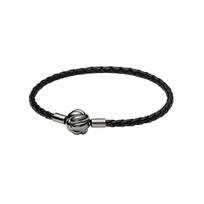 Pandora MOMENTS concentric knot braided elegant bracelet for women 542421C01 juoda