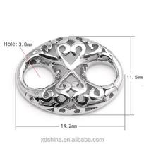 XD P639 Antique 925 sterling silver paracord bracelet clasp Sterling silver rope buckle Sterling silver button Bracelet buckle