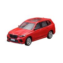 1/64 mastelio BMW X5M žaislinio automobilio modelis CCA MSZ 1:64 metalinių transporto priemonių miniatiūrų kolekcija su laisvai besisukančiais ratais. Tinka „Hot Wheels“ dovanai vaikams. raudona