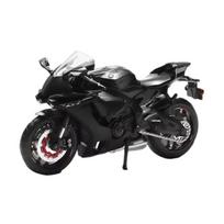 1/12 mastelio Yamaha YZF R1 metalinis lietas motociklo žaislinis automobilio modelis guminės padangos vairuojami ratai žaislai motociklai vaikams Vaikų dienos dovanos juoda