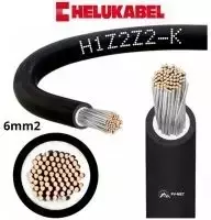Solar kabelis MG WIRES EN 50618 6,00 mm2 Q H1Z2Z2-K 100 metrų juodas