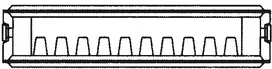 Hm Heizkorper Renovacinis plieno radiatorius HM 21C-AT-55-0800, prijungimas šoninis