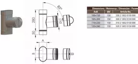 Vilpros Pramone SWO pravala su akle NP d.150/110x230 (310 2 1002 0150 000)