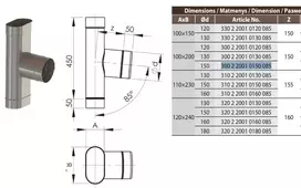 Vilpros Pramone SWO trišakis HeatUp NP d.160/110x230 (H311 2 2001 0160 085)