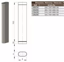 Vilpros Pramone SWO įdėklo segm. HeatUp NP 100x200, L-1.0m (H301 2 1001 0000 100)