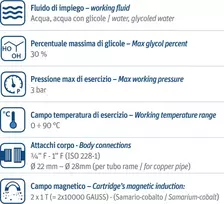Mut Meccanica Magnetinis šildymo sistemos filtras 3/4" / 3/4" KVS 10,4 montavimas tiesiai