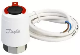 Danfoss Terminė pavara TWA-K su padėties indikatoriumi, NC, 24V, M30 x 1,5 jungtis