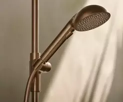 Termostatinis dušo maišytuvas su dušo komplektu Oras Aurelia 4769-81 bronzos spalva, be ekcentrinių jungčių jos užsak