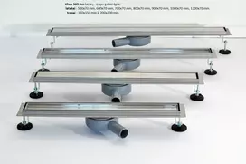Vlinija Dušo latako komplektas Vline 360 PRO 1000 su dvipusėm grotelėm "2in1"