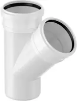 Uponor Decibel trišakis 110/50 45°