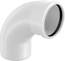 Uponor Decibel alkūnė 110 88,5° užapvalinta