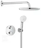 Grohe Potinkinė termostatinė dušo sistema Grohtherm Tempesta 250 dušo galva, be potinkinės d (35604000 užs.papildomai), chromo