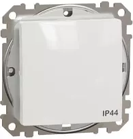 1 klavišo perjungiklis Schneider Electric Sedna Design SDD211106 (IP44, baltas)