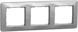 3 vietų rėmelis Schneider Electric Sedna Design SDD313803 (aliuminis)