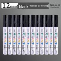 Deli S558 Black Paint Marker Pen