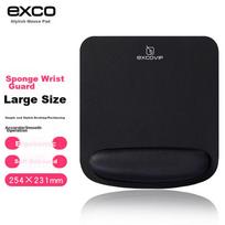 Mouse Pad Wrist Rest Large Size Wrist Cushion Computer Memory Foam Wrist Pad Mouse Rest Wrist Support Wrist Pad Hand Rest Pure Black 3790