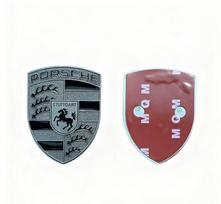 pjngh4 1 vnt. automobilio priekinio variklio dangčio keičiama emblema, modifikavimo aksesuaras, tinkamas Porsche GTS Cayenne 718 911 Panamera Macarman Taycan