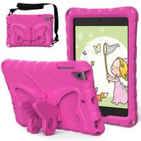 Children's IPad Case Mini 123456 7.9-inch EVA Foam Anti-drop Tablet Case iPad mini 1/2/3/4/5 7.9" rožinė raudona spalva