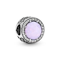 Pandora Shining Heart Charm Versatile 925 Silver Necklace/Pendant Women's 791725NOP sidabras