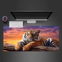 Tiger Mousepad Desk Pad Large Gaming Mouse Pad Gamer Ofice Mat Mouse Pad Light Gaming Room Desk Mat Unisex 30cmx60cm(11.8x23.6inch)