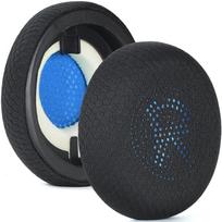 1 pair Replacement Earphone Cushions for Jabra Elite 45h Evolve2 65 UC Noise Cancelling Black football mesh