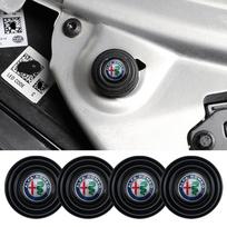 ZOPJT1 4/8/12Pcs Car Door Anti-shock Pad Anti-noise Buffer Gasket Auto Interior For Alfa Romeo Mito 147 GT 4C 159 166 Spider Giulia 156