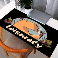 Leisurely Capybara Desk Mat Desk Pad Large Gaming Mouse Pad Gamer Ofice Mat Mouse Pad  Pad Unisex 30cmx60cm(11.8x23.6inch)
